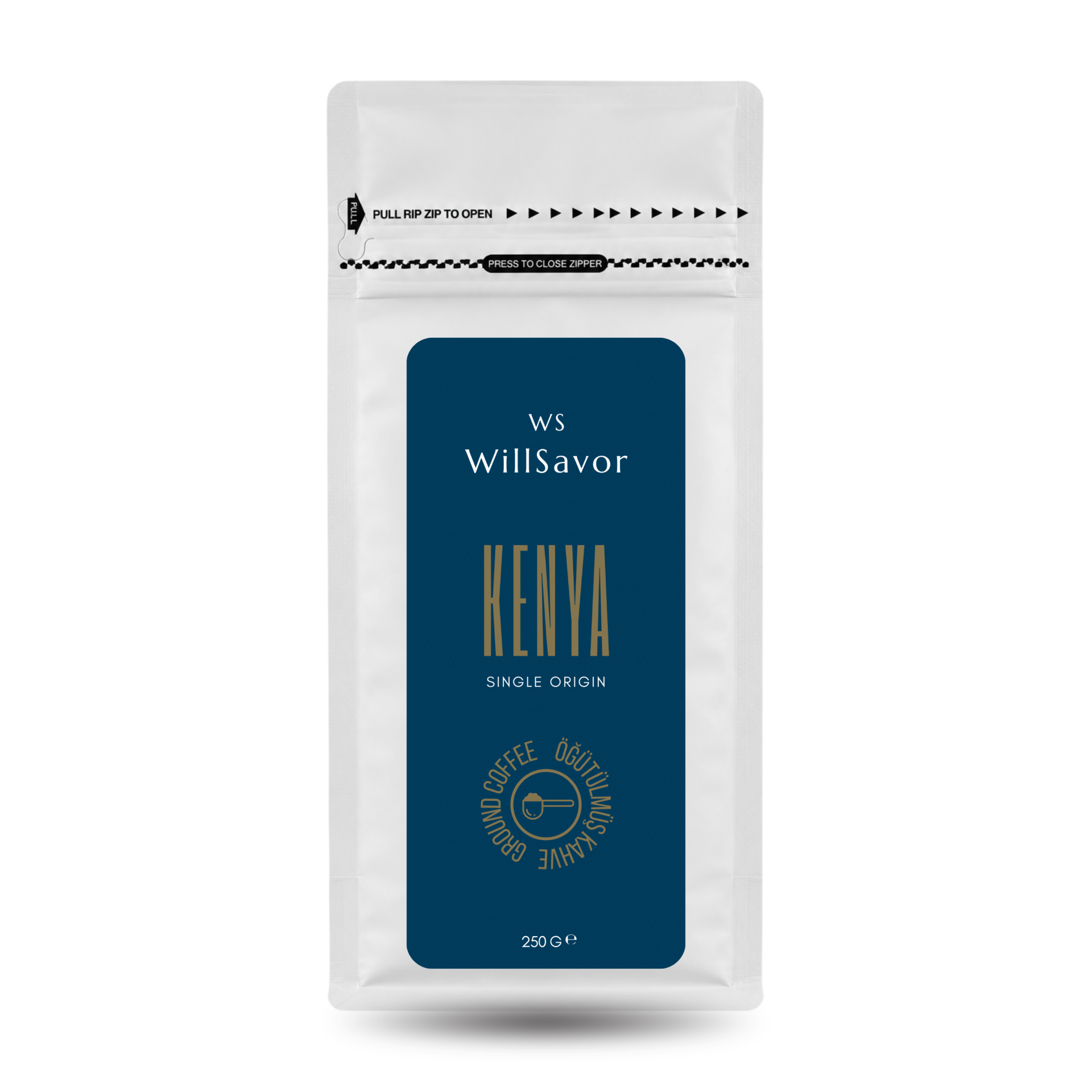 WillSavor Kenya 250 gr Single Origin (ÖĞÜTÜLMÜŞ KAHVE)