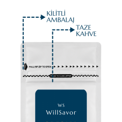 WillSavor Ethiopia 250 gr Single Origin (ÖĞÜTÜLMÜŞ KAHVE)