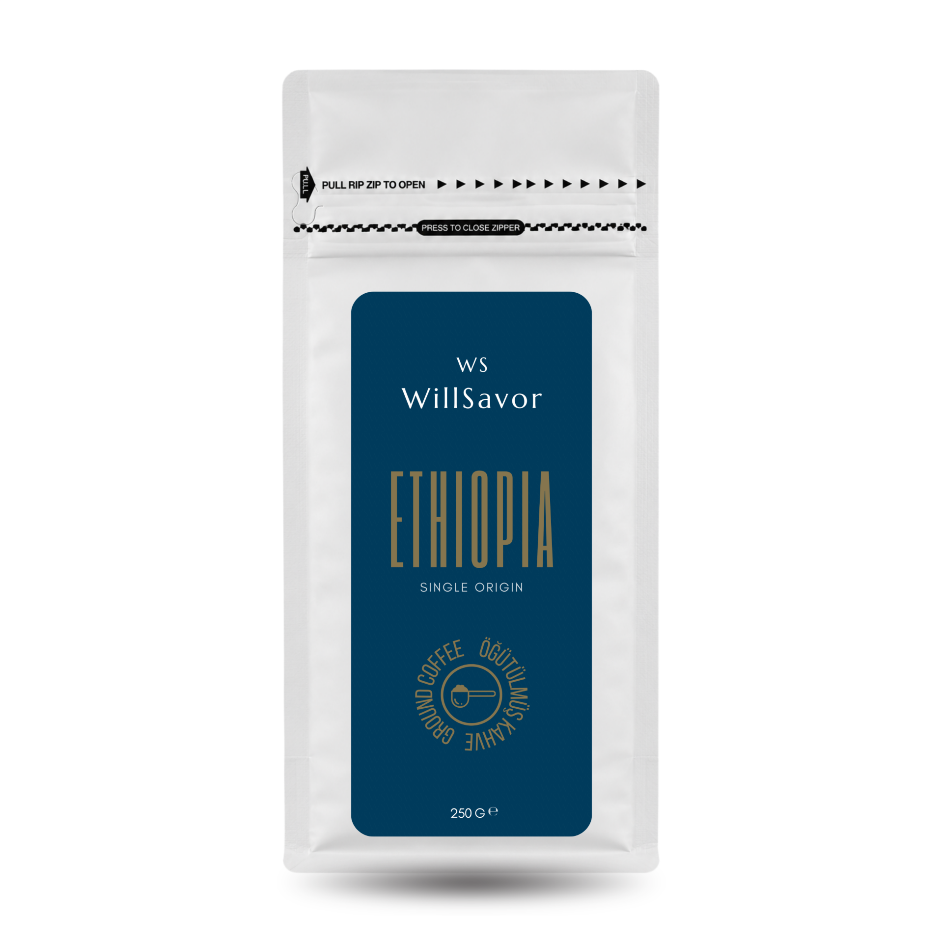 WillSavor Ethiopia 250 gr Single Origin (ÖĞÜTÜLMÜŞ KAHVE)