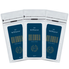 WillSavor 750 gr Avantaj Paket 3 X Colombia Single Origin % 100 Arabica (ÖĞÜTÜLMÜŞ KAHVE)