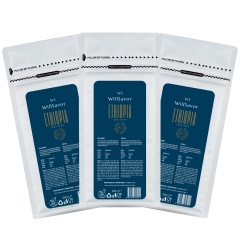 WillSavor 750 gr Avantaj Paket 3 X Ethiopia Single Origin %100 Arabica (ÖĞÜTÜLMÜŞ KAHVE)