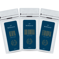 WillSavor 750 gr Avantaj Paket Kenya + Colombia + Ethiopia Single Origin (Öğütülmüş Kahve)