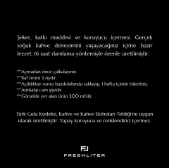 FRESHLITER Cold Drip 20 X 200 ML Soğuk Kahve