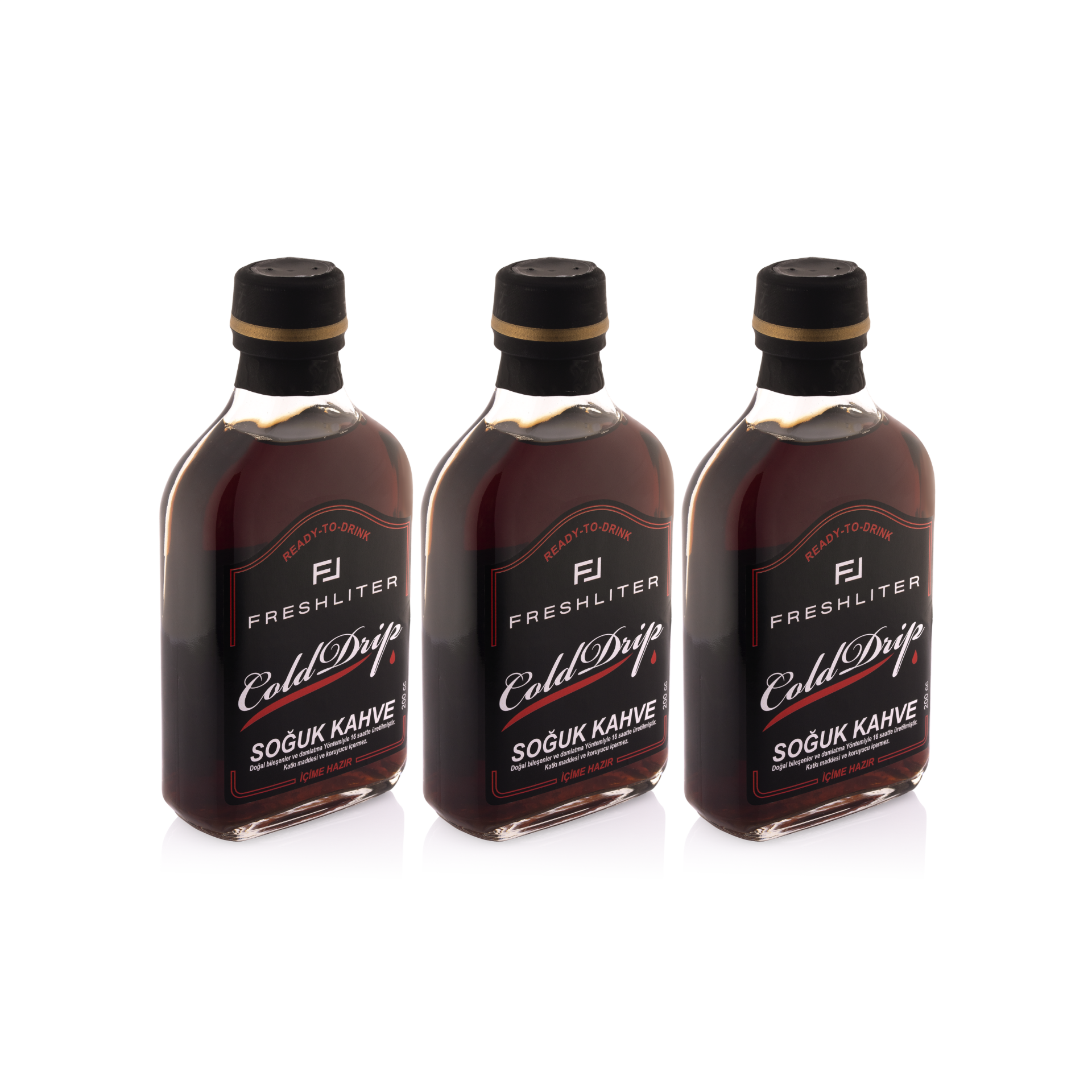 FRESHLITER Cold Drip 3 X 200 ML Soğuk Kahve