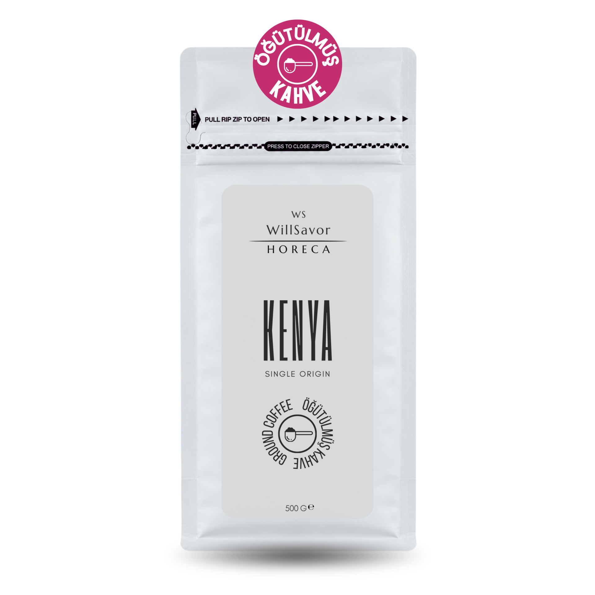 WillSavor HORECA Kenya 500 gr Single Origin (ÖĞÜTÜLMÜŞ KAHVE)