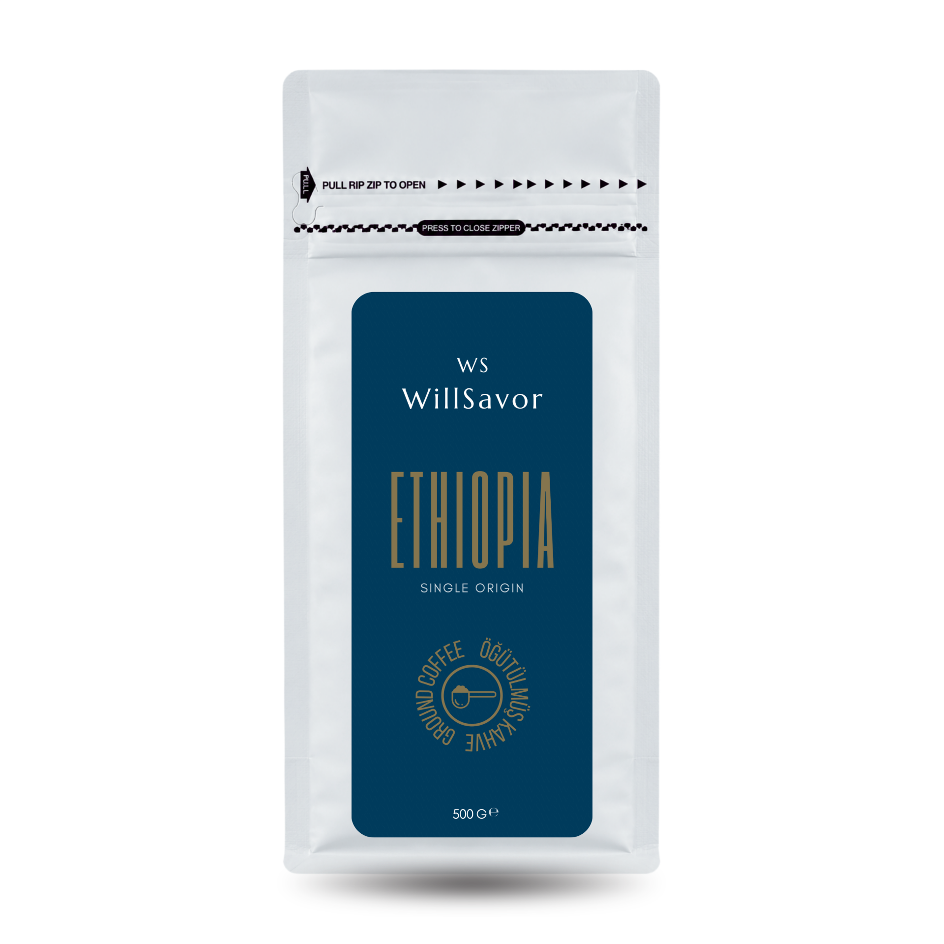 WillSavor Ethiopia 500 gr Single Origin (ÖĞÜTÜLMÜŞ KAHVE)