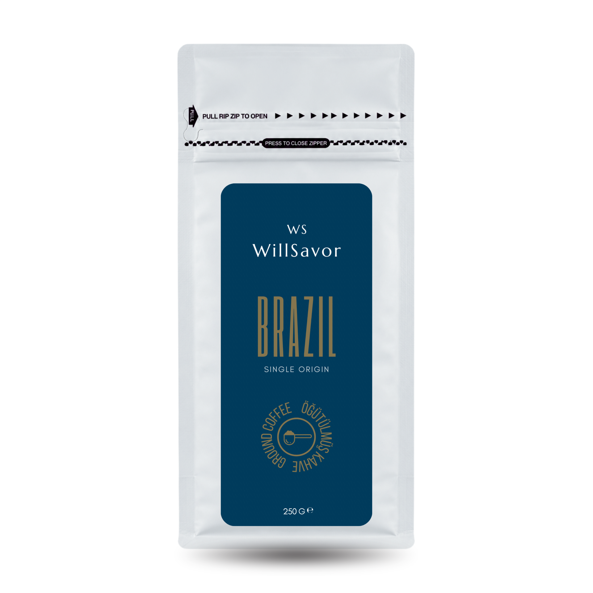 WillSavor Brazil 250 gr Single Origin (ÖĞÜTÜLMÜŞ KAHVE)