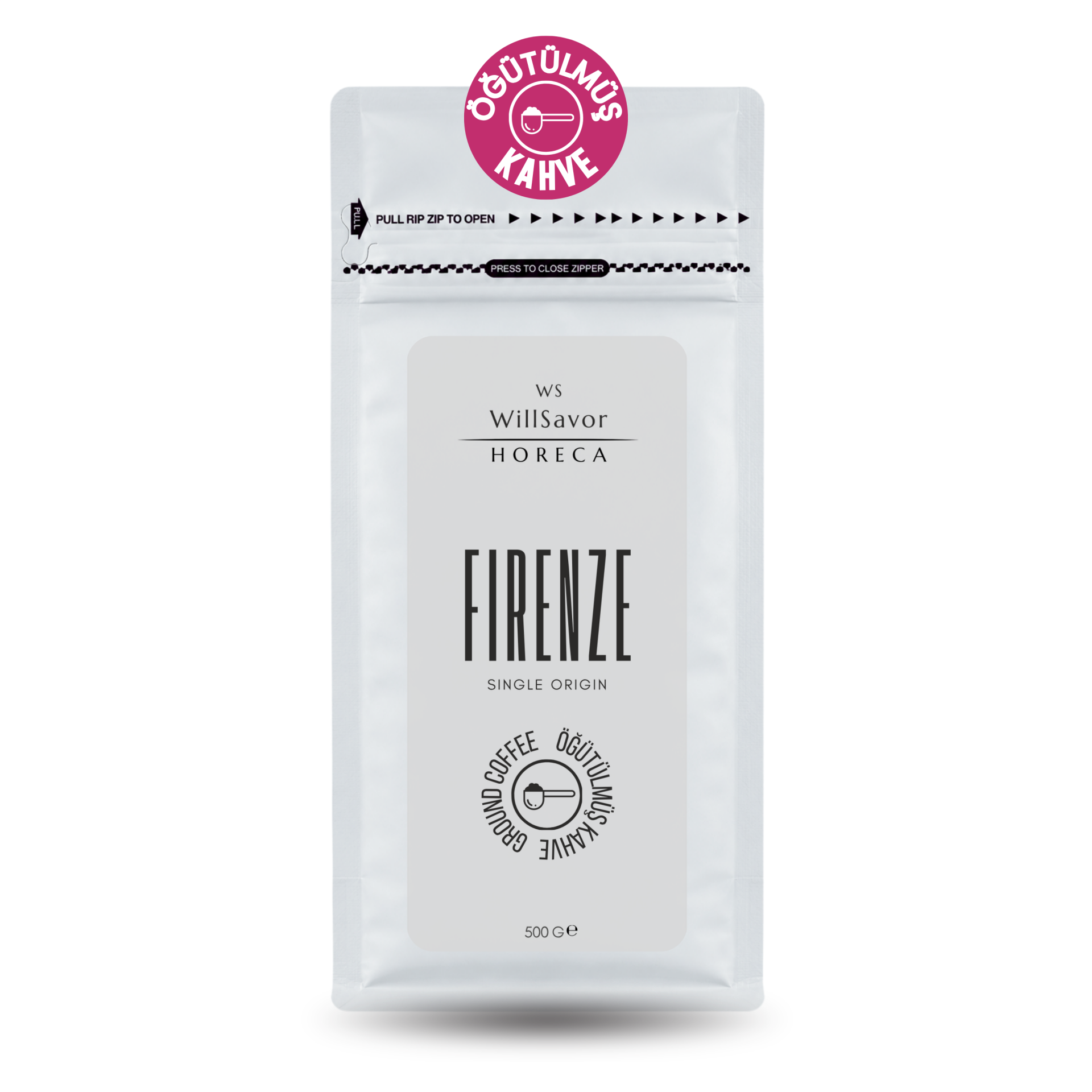 WillSavor HORECA Firenze 500 gr Single Origin (ÖĞÜTÜLMÜŞ KAHVE)(Kopya)
