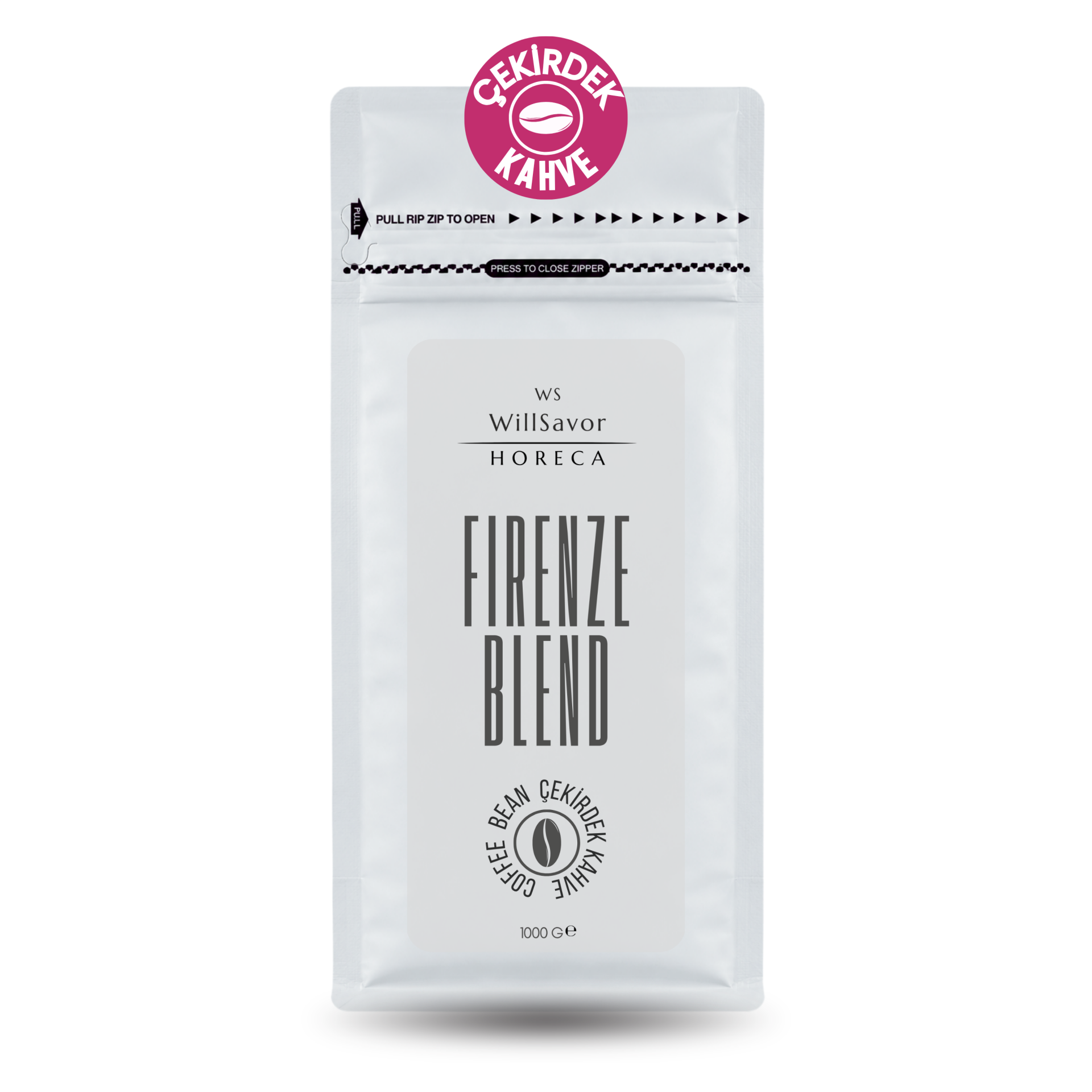WillSavor HORECA Firenze Blend 1000 gr %100 Arabica (ÇEKİRDEK KAHVE)