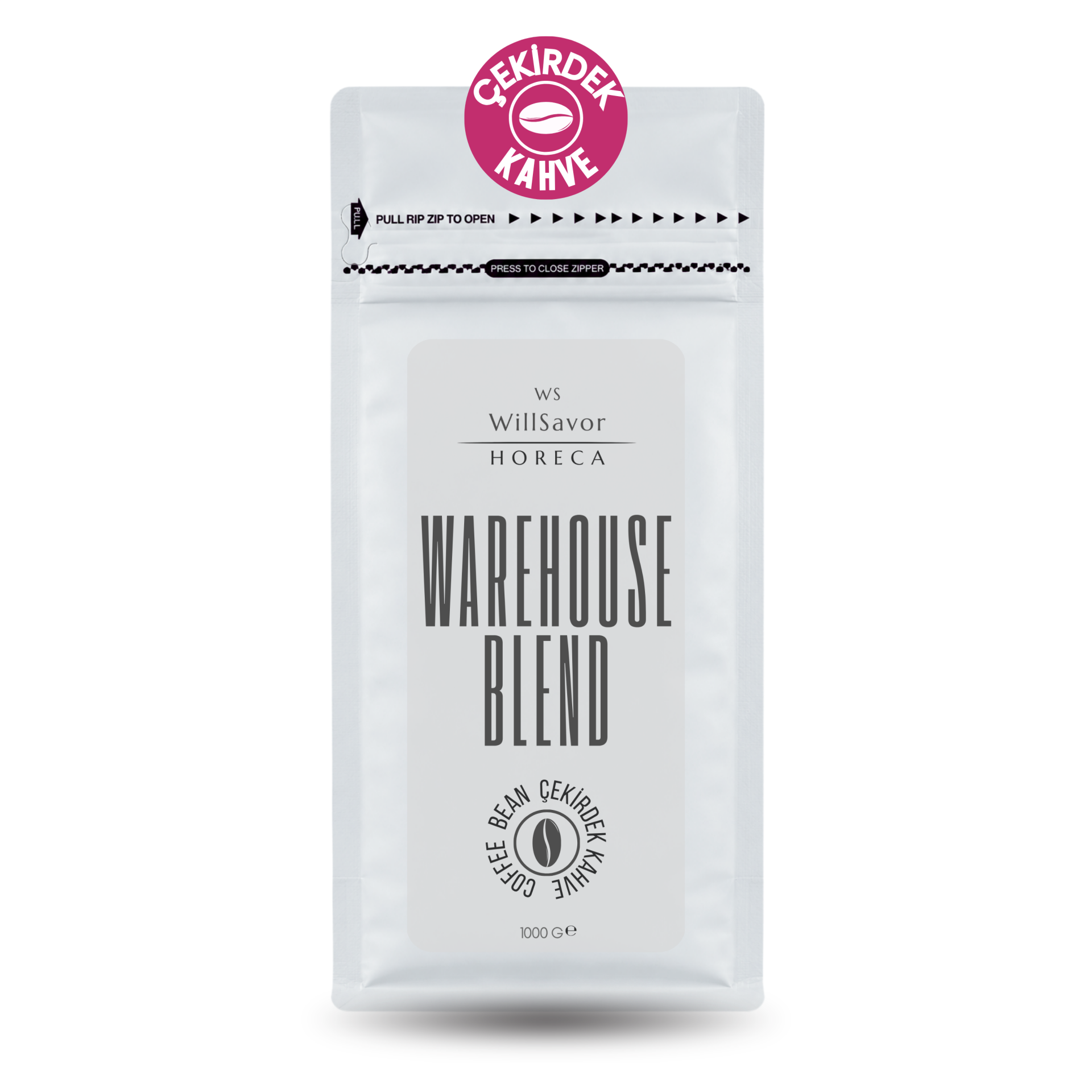 WillSavor HORECA Warehouse Blend 1000 gr %100 Arabica (ÇEKİRDEK KAHVE)